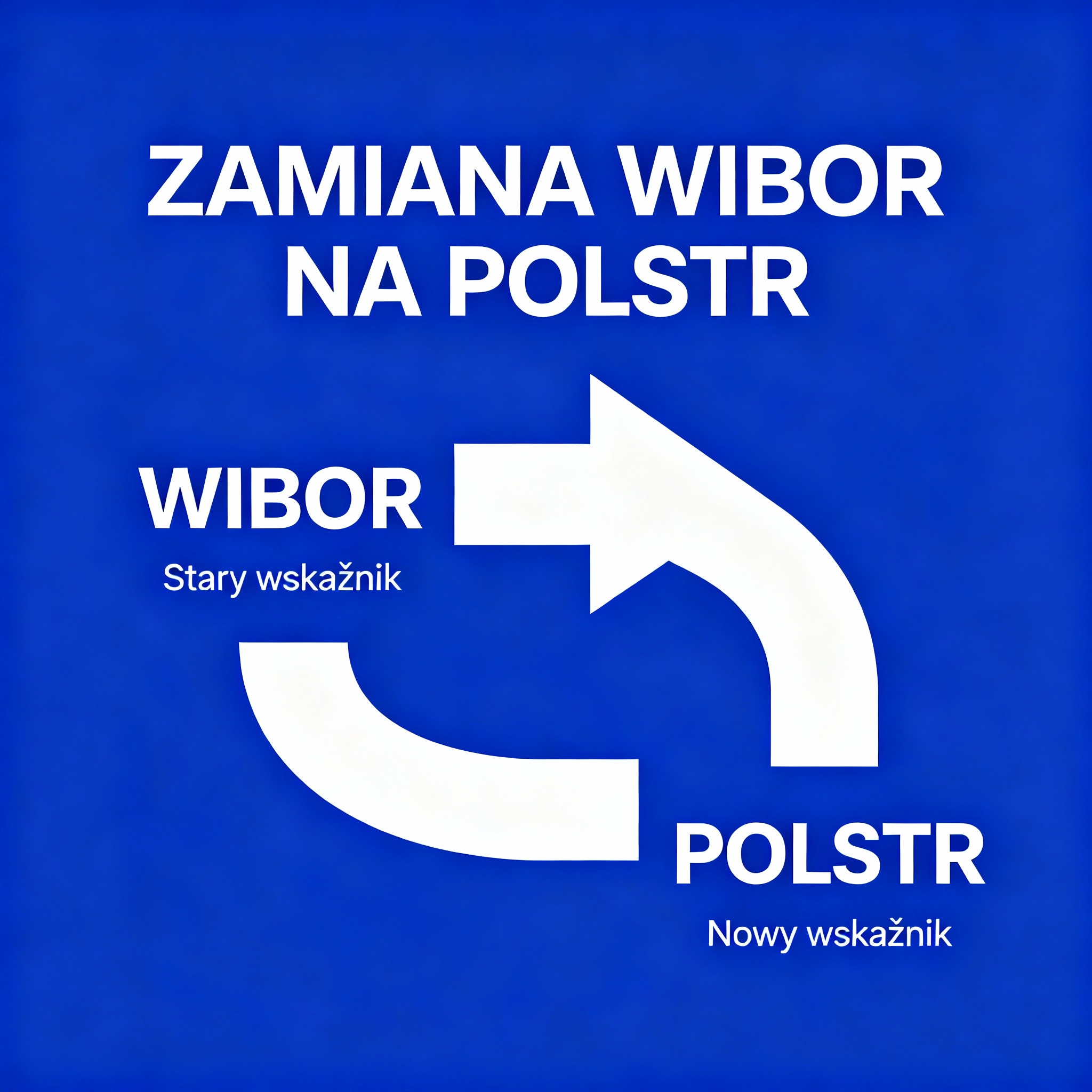 zmiana wskaźnika WIBOR na wskaźnik POLSTR