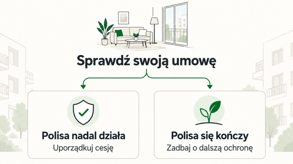 Dwa możliwe skutki spłaty kredytu dla polisy: dalsza ochrona albo zakończenie umowy