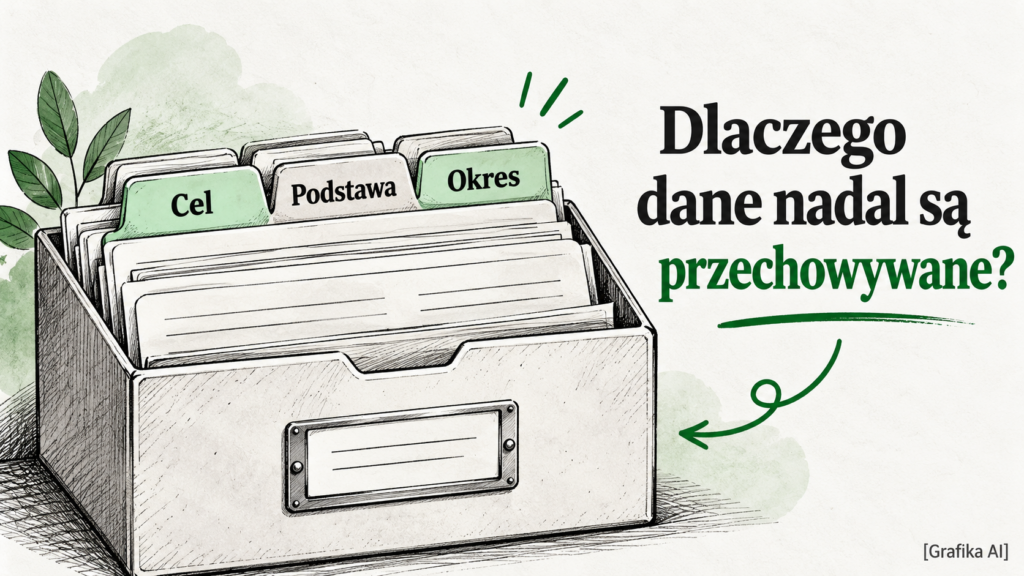 Kartoteka z trzema wyróżnionymi zakładkami: cel, podstawa i okres.