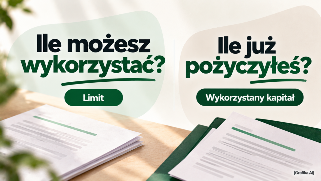Dwa pytania: ile możesz wykorzystać i ile już pożyczyłeś