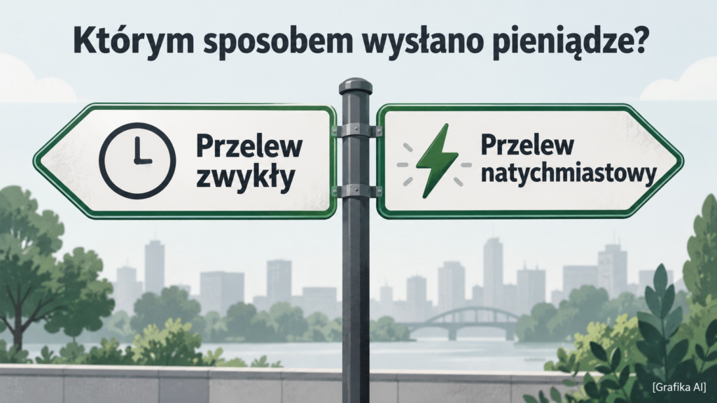 Lupa i symbol listy transakcji obok napisu „Sprawdź historię operacji”.